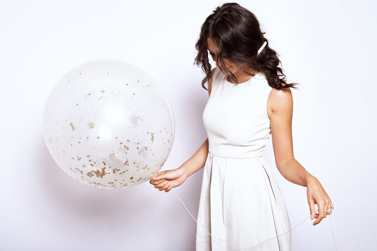 "Confetti Balloons" For Parties or Any Occasion (Use: Indoors or Outdoors)