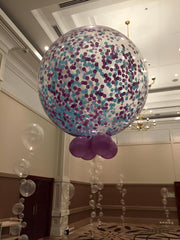 Confetti Balloons Flying Away High Up Into The Sky Wow So Cute