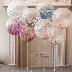 Confetti Balloons Flying Away High Up Into The Sky Wow So Cute